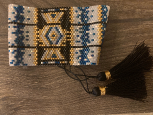 Wide Azteka Miyuki Bracelet