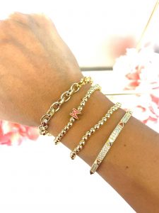 Gold Beaded Bracelet